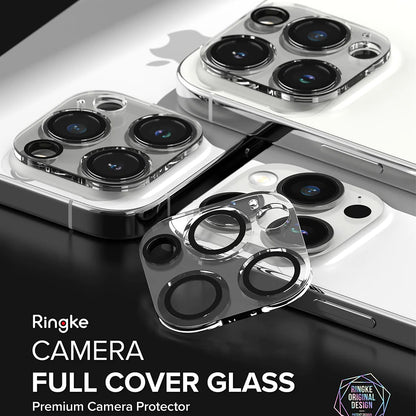 Film de protection pour caméra arrière Ringke pour Apple iPhone 15 Pro, Verre trempé, Lot de 2 pièces, Transparent
