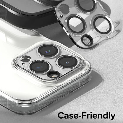 Film de protection pour caméra arrière Ringke pour Apple iPhone 15 Pro, Verre trempé, Lot de 2 pièces, Transparent