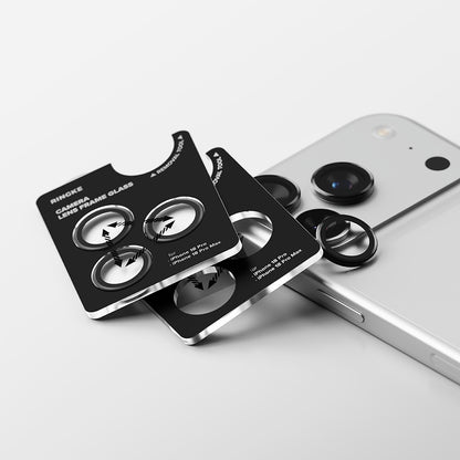 Film de protection pour caméra arrière Ringke pour Apple iPhone 18 Pro / 18 Pro Max, Verre trempé, Lot de 2 pièces, Transparent