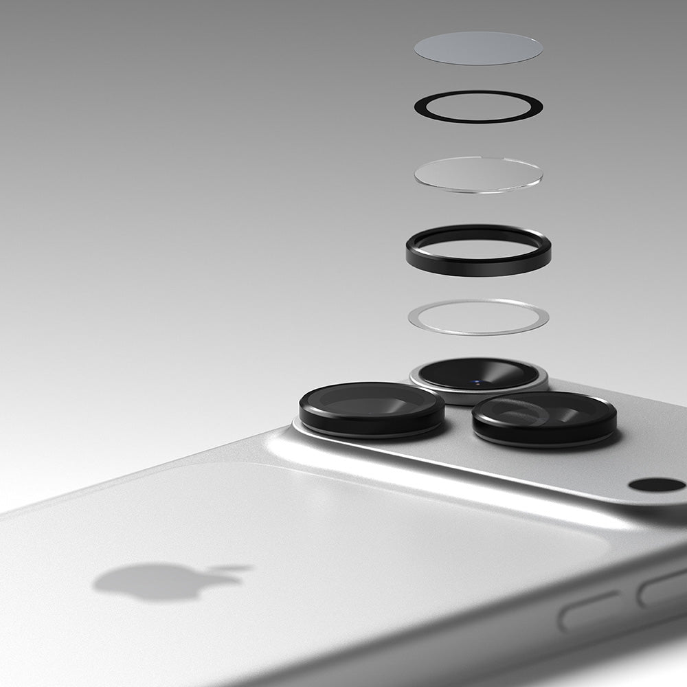 Film de protection pour caméra arrière Ringke pour Apple iPhone 18 Pro / 18 Pro Max, Verre trempé, Lot de 2 pièces, Transparent