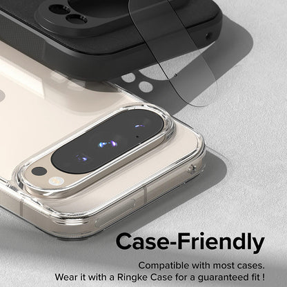 Film de protection pour caméra arrière Ringke pour Google Pixel 9 Pro, Verre trempé, Lot de 3 pièces, Transparent