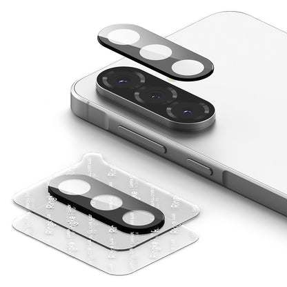 Film de protection pour caméra arrière Ringke pour Samsung Galaxy A56 A566, Verre Trempé, Lot de 2 pièces, Noir