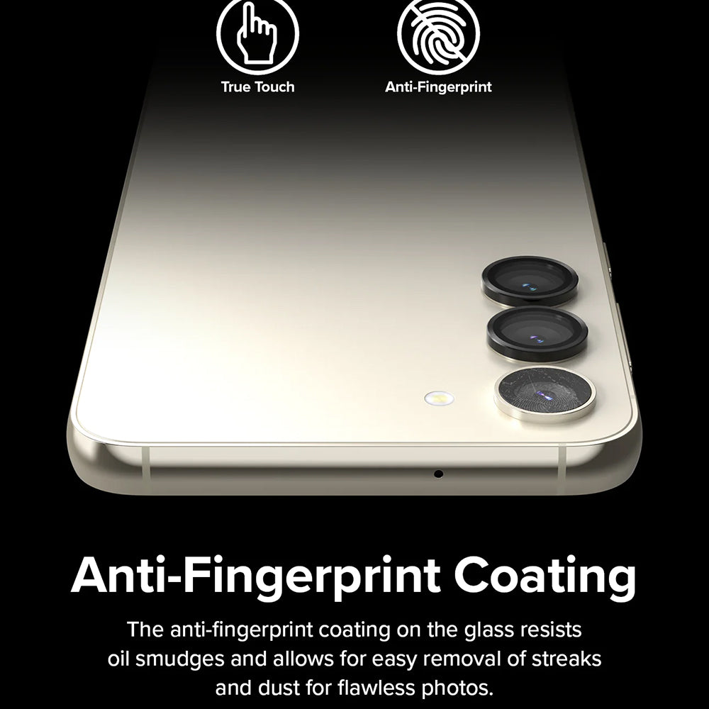 Schutzfolie Ringke für die Rückkamera des Samsung Galaxy S23+ S916 / S23 S911, gehärtetes Glas, Schwarz