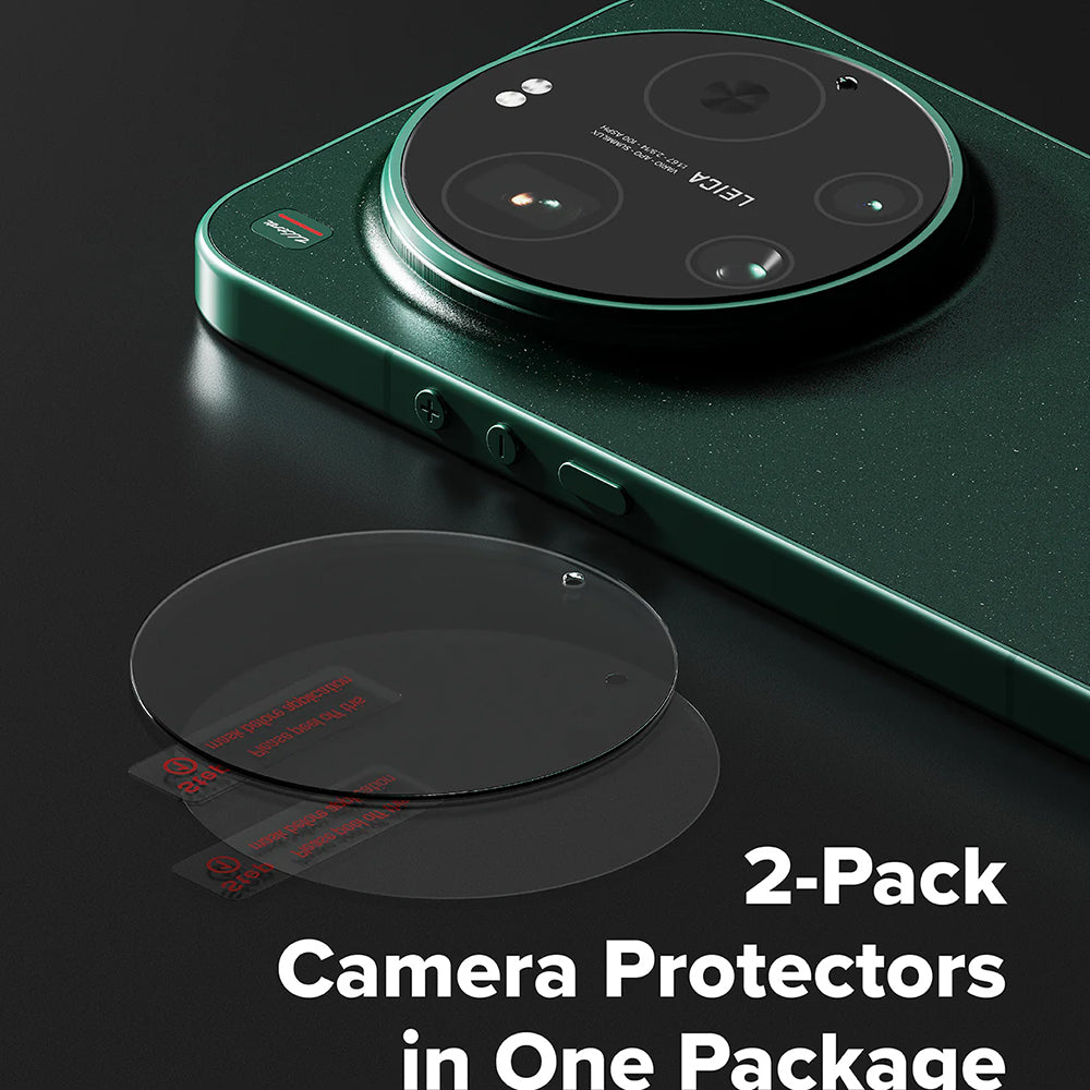 Film de protection pour caméra arrière Ringke pour Xiaomi 17 Ultra, verre trempé, lot de 2 pièces, transparent