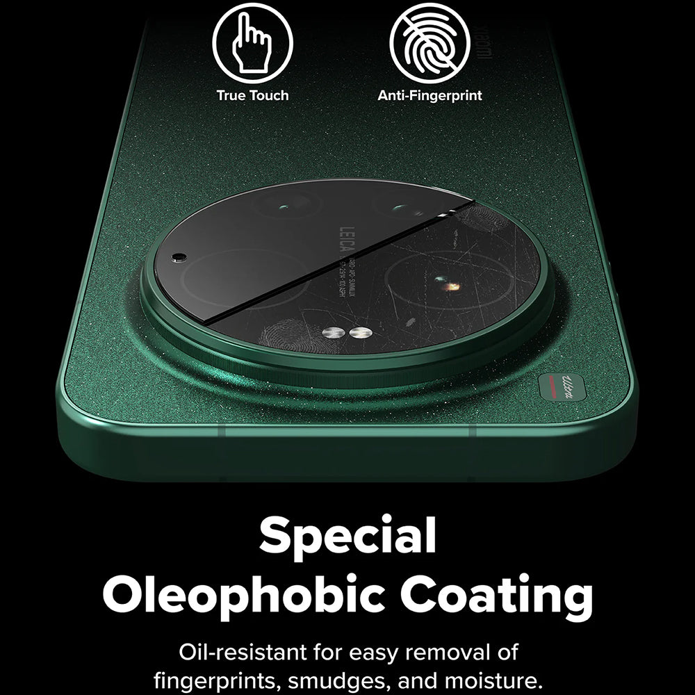 Film de protection pour caméra arrière Ringke pour Xiaomi 17 Ultra, verre trempé, lot de 2 pièces, transparent