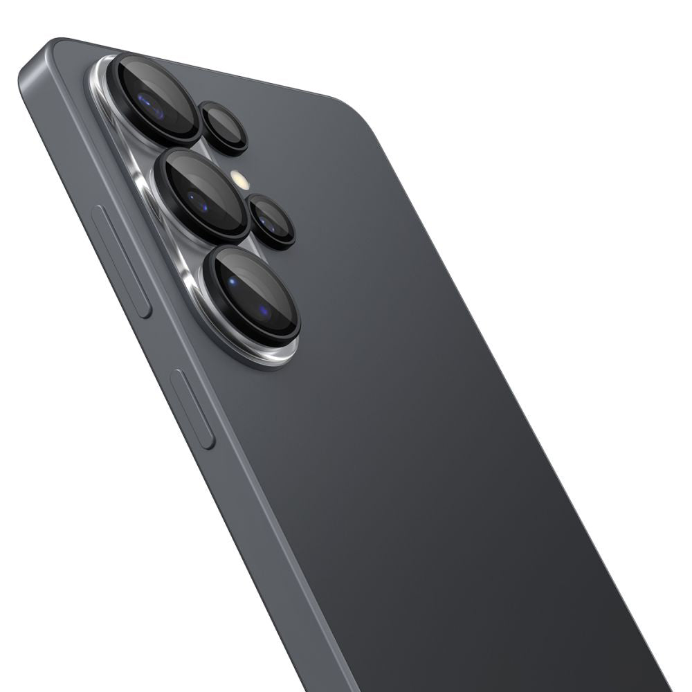 Film de protection pour caméra arrière Spigen GlastR EZ FIT Optik Pro HD pour Samsung Galaxy S26 Ultra S948, Verre Trempé, Lot de 2 pièces, Noir