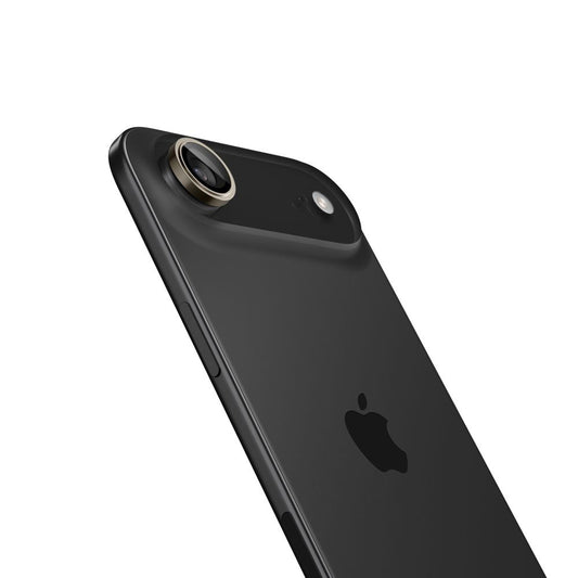 Film de protection pour caméra arrière Spigen GlastR EZ FIT Optik Pro pour Apple iPhone 17 Air, Verre Trempé, Set de 2 pièces, Doré AGL10131