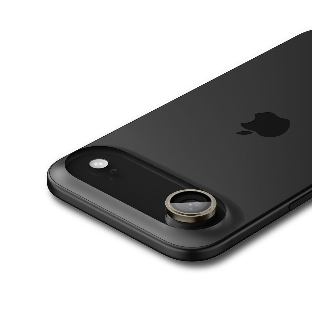 Schutzfolie Rückkamera Spigen GlastR EZ FIT Optik Pro für Apple iPhone 17 Air, Gehärtetes Glas, Set 2 Stück, Gold AGL10131