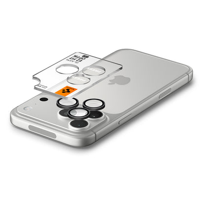 Schutzfolie für die Rückkamera Spigen GlastR EZ FIT Optik Pro für Apple iPhone 18 Pro / 18 Pro Max, gehärtetes Glas, 2er-Set, Dunkelgrau AGL12043