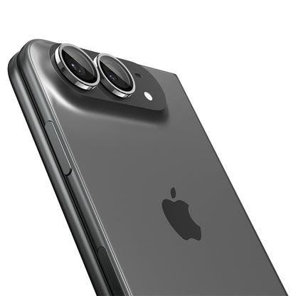Film de protection pour caméra arrière Spigen GlastR EZ FIT Optik Pro pour Apple iPhone Duo, Verre trempé, Lot de 2 pièces, Gris AGL12012