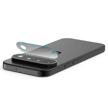 Film de protection pour caméra arrière Spigen GlastR EZ FIT Optik Pro pour Google Pixel 11 Pro XL, Verre trempé, Lot de 2 pièces, Noir AGL11489