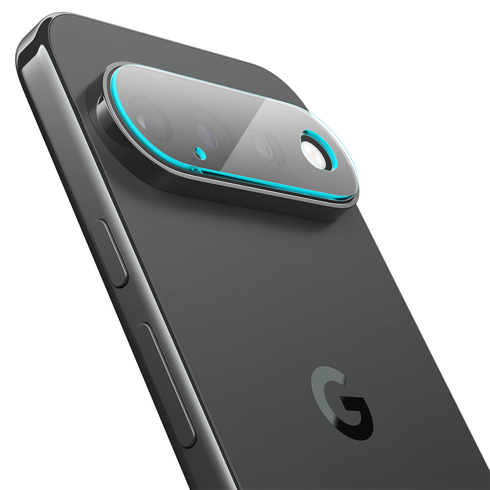 Schutzfolie für Rückkamera Spigen GlastR EZ FIT Optik Pro für Google Pixel 11, gehärtetes Glas, 2er-Set, Schwarz AGL11479