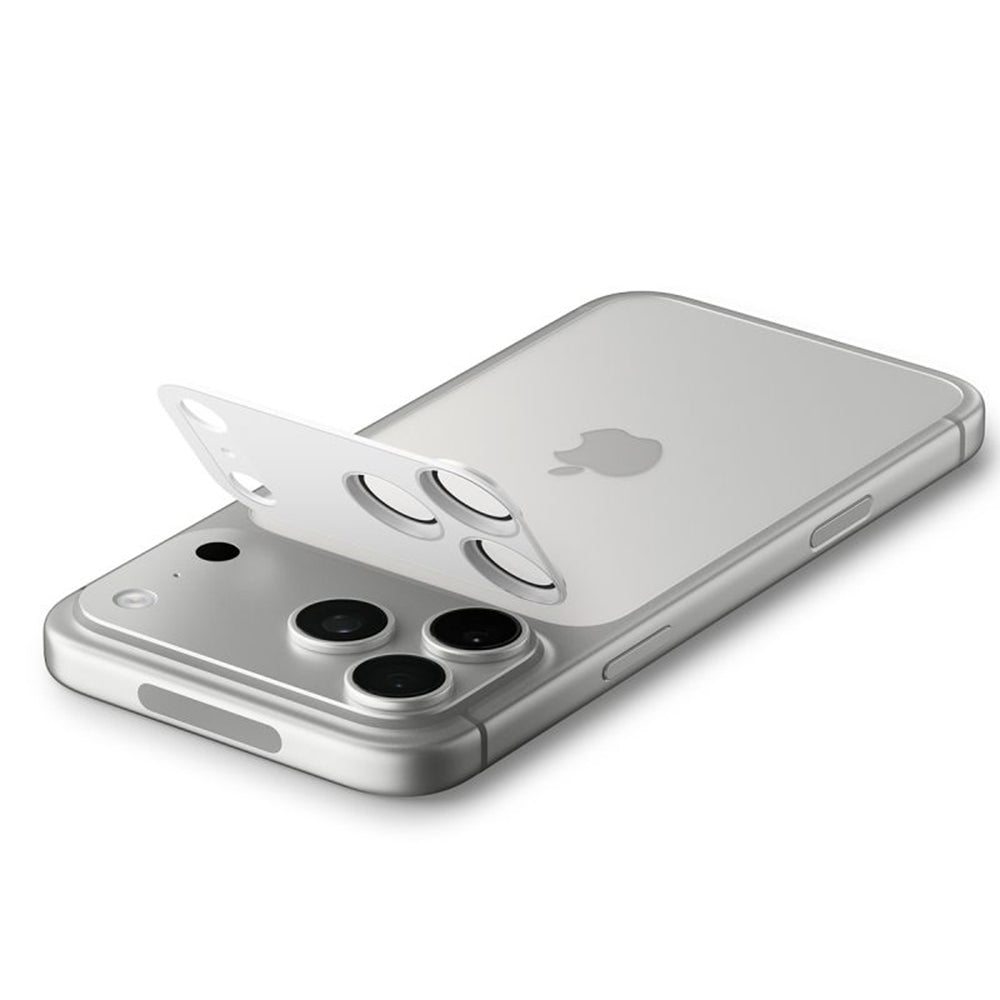 Film de protection pour caméra arrière Spigen GlastR EZ FIT Optik Pro XL pour Apple iPhone 17 Pro Max, Verre Trempé, Argenté AGL10652