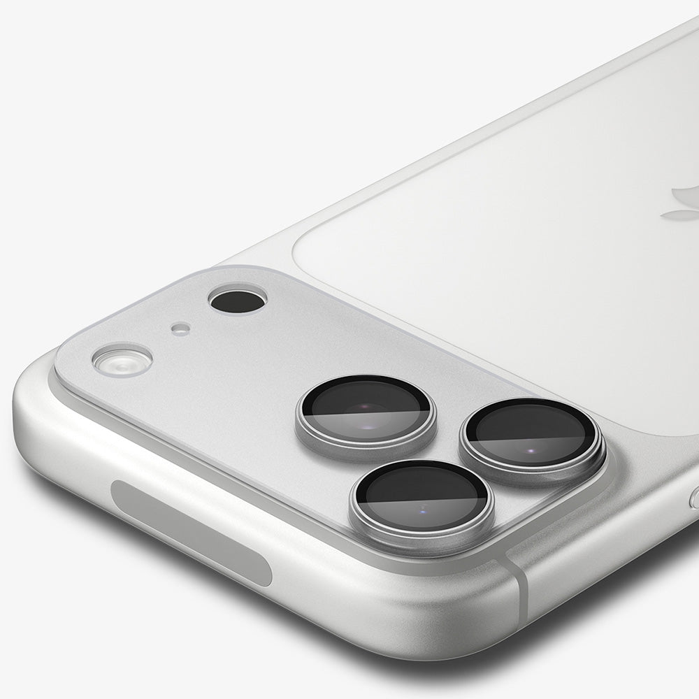 Schutzfolie für die Rückkamera Spigen GlastR EZ FIT Optik Pro XL für Apple iPhone 18 Pro, gehärtetes Glas, silber AGL12038