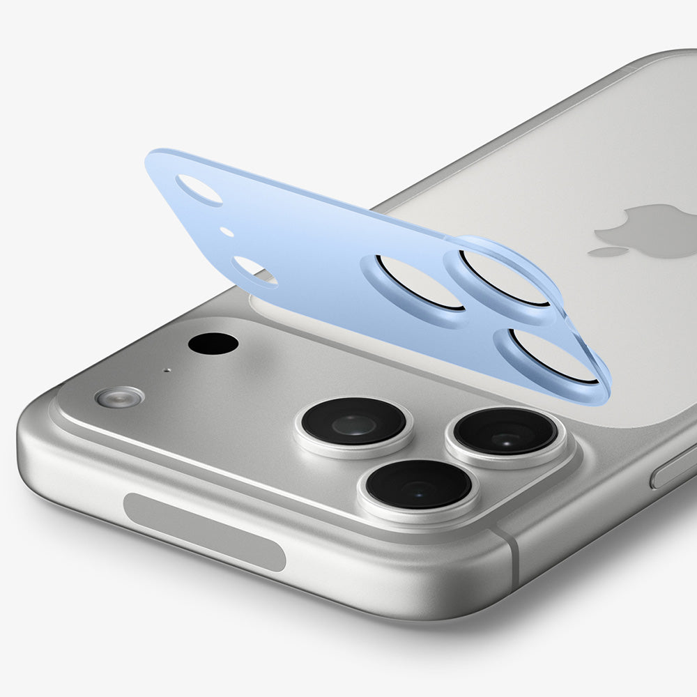 Film de protection pour caméra arrière Spigen GlastR EZ FIT Optik Pro XL pour Apple iPhone 18 Pro, Verre trempé, Bleu AGL12037