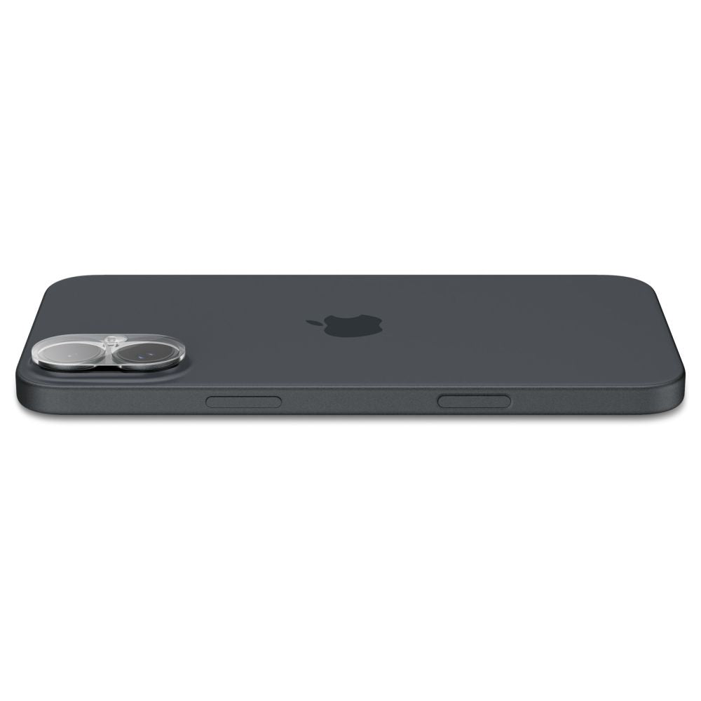Spigen GlastR Optik Rückkamera-Schutzfolie für Apple iPhone 16 Plus / 16, gehärtetes Glas, 2er-Set, transparent AGL07923