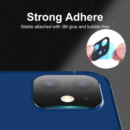 Techsuit Rear Camera Protective Film for Apple iPhone 11 Pro / 11 Pro Max, Tempered Glass, Black