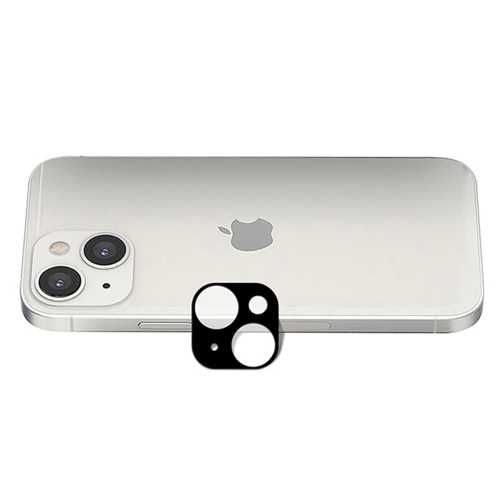 Film de protection pour caméra arrière Techsuit pour Apple iPhone 13 mini / 13, Verre trempé, Noir