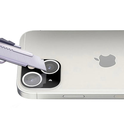 Film de protection pour caméra arrière Techsuit pour Apple iPhone 13 mini / 13, Verre trempé, Noir