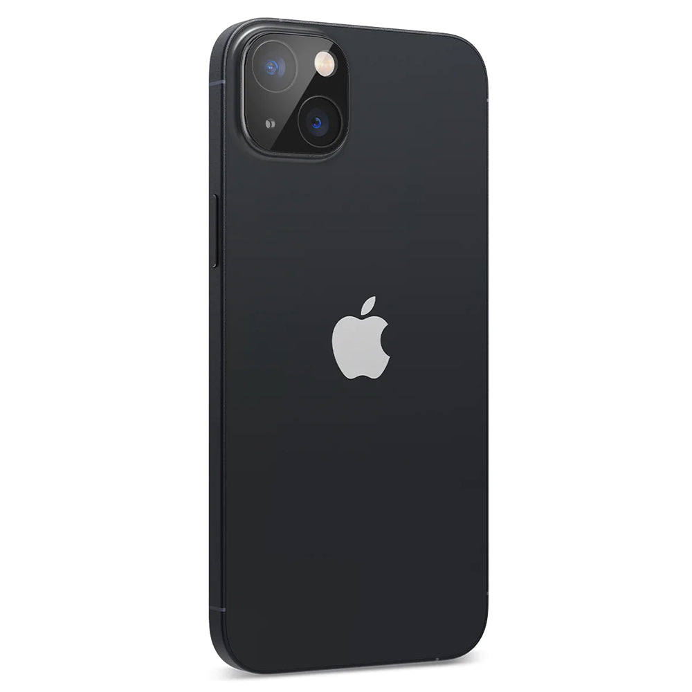 Techsuit Rückkamera-Schutzfolie für Apple iPhone 14 Plus / 14, gehärtetes Glas, Schwarz