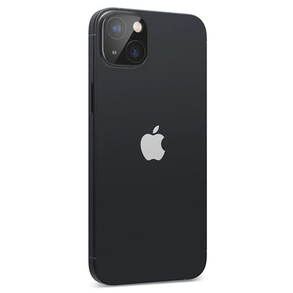 Techsuit Rückkamera-Schutzfolie für Apple iPhone 14 Plus / 14, gehärtetes Glas, Schwarz