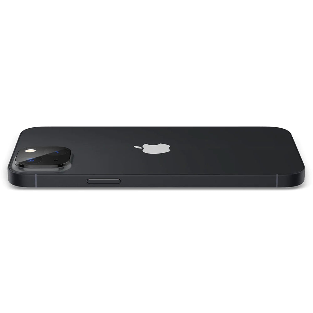 Techsuit Rückkamera-Schutzfolie für Apple iPhone 14 Plus / 14, gehärtetes Glas, Schwarz