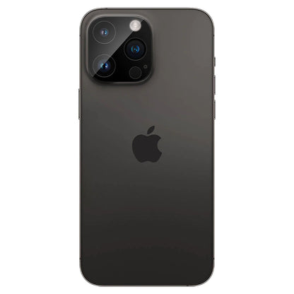 Techsuit Rear Camera Protective Film for Apple iPhone 14 Pro Max / 14 Pro, Tempered Glass, Black