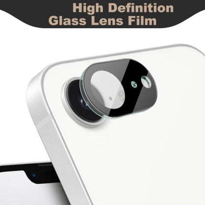 Film de protection pour caméra arrière Techsuit pour Apple iPhone 17e / 16e, Verre trempé, Noir