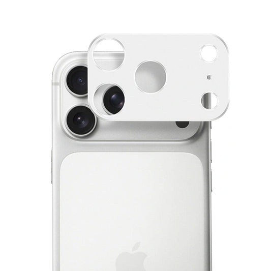 Film de protection pour caméra arrière Techsuit pour Apple iPhone 17 Pro Max, Verre trempé, Argenté