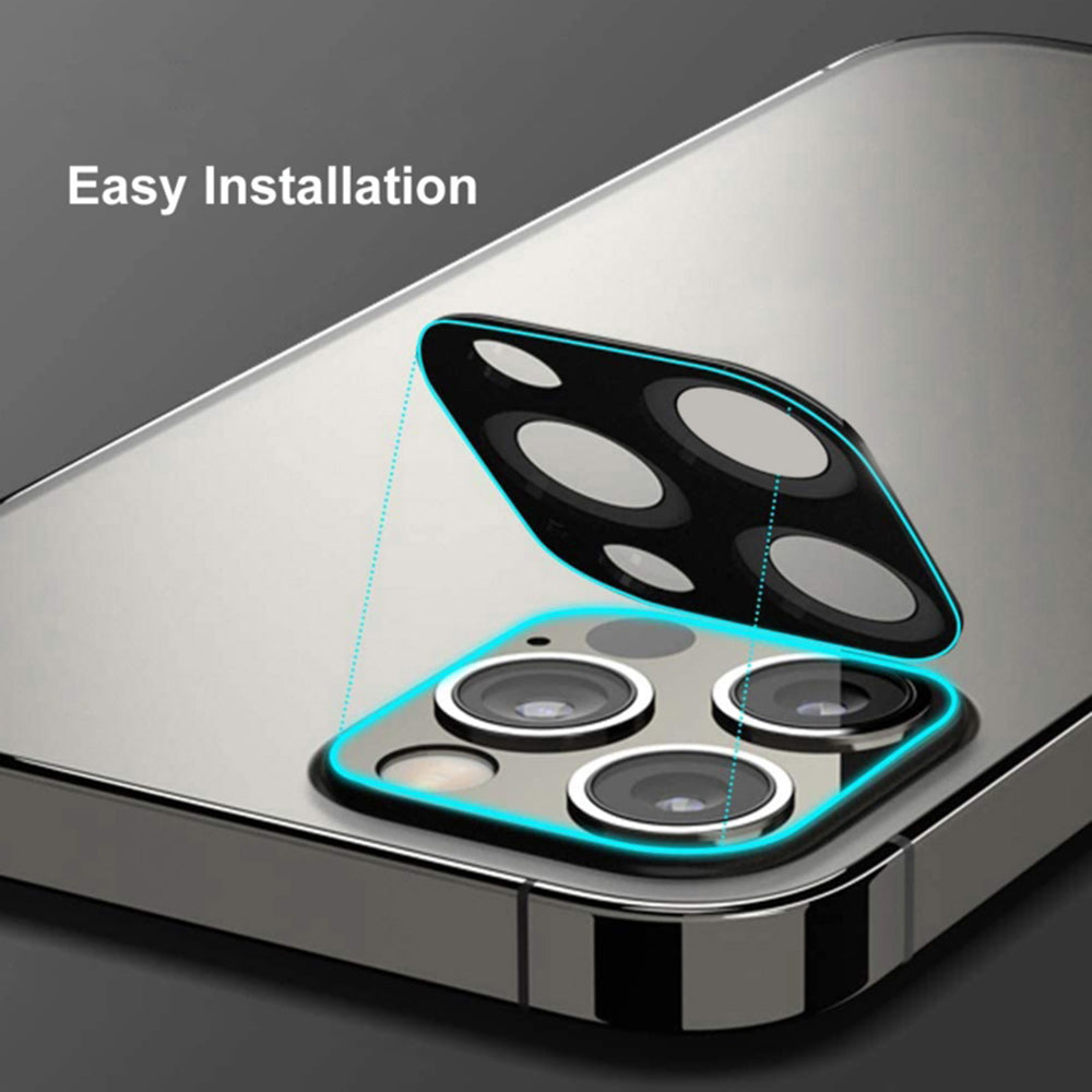 Rückkamera-Schutzfolie Techsuit für Apple iPhone 17 Pro Max, gehärtetes Glas, silberfarben