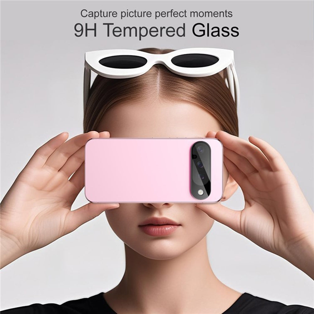 Film de protection pour caméra arrière Techsuit pour Google Pixel 10, verre trempé, noir