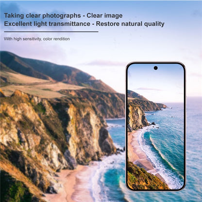 Film de protection pour caméra arrière Techsuit pour Google Pixel 10, verre trempé, noir