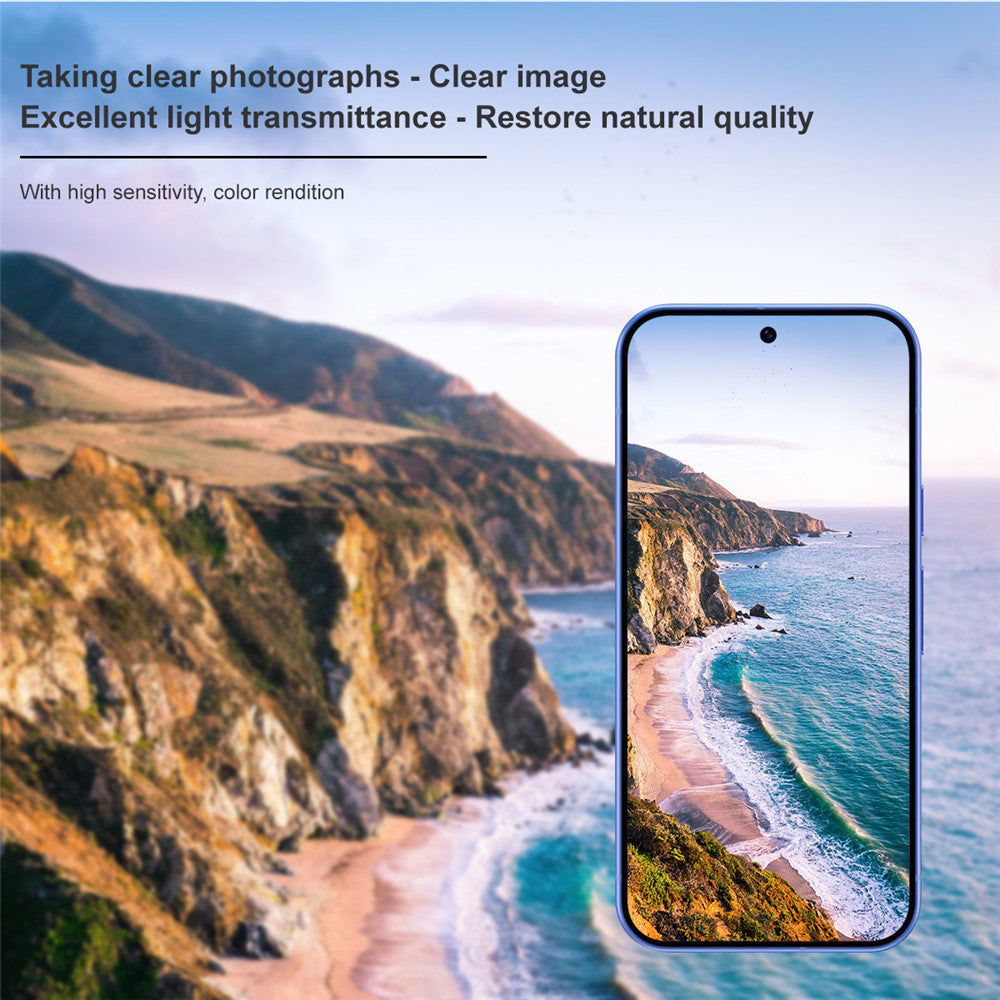 Film de protection pour caméra arrière Techsuit pour Google Pixel 11, verre trempé, noir
