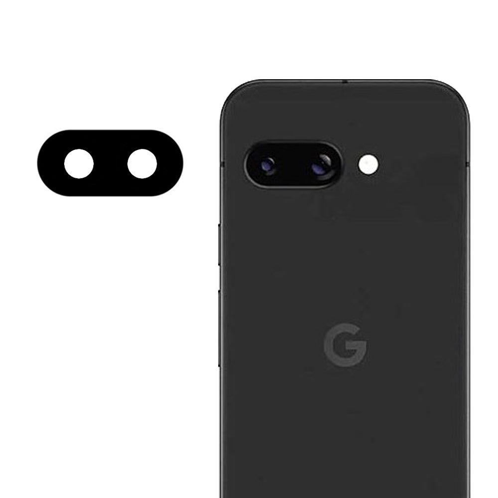 Film de protection pour caméra arrière Techsuit pour Google Pixel 9a, Verre trempé, Noir