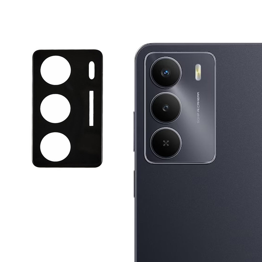 Film de protection pour caméra arrière Techsuit pour Realme 14x, verre trempé, noir