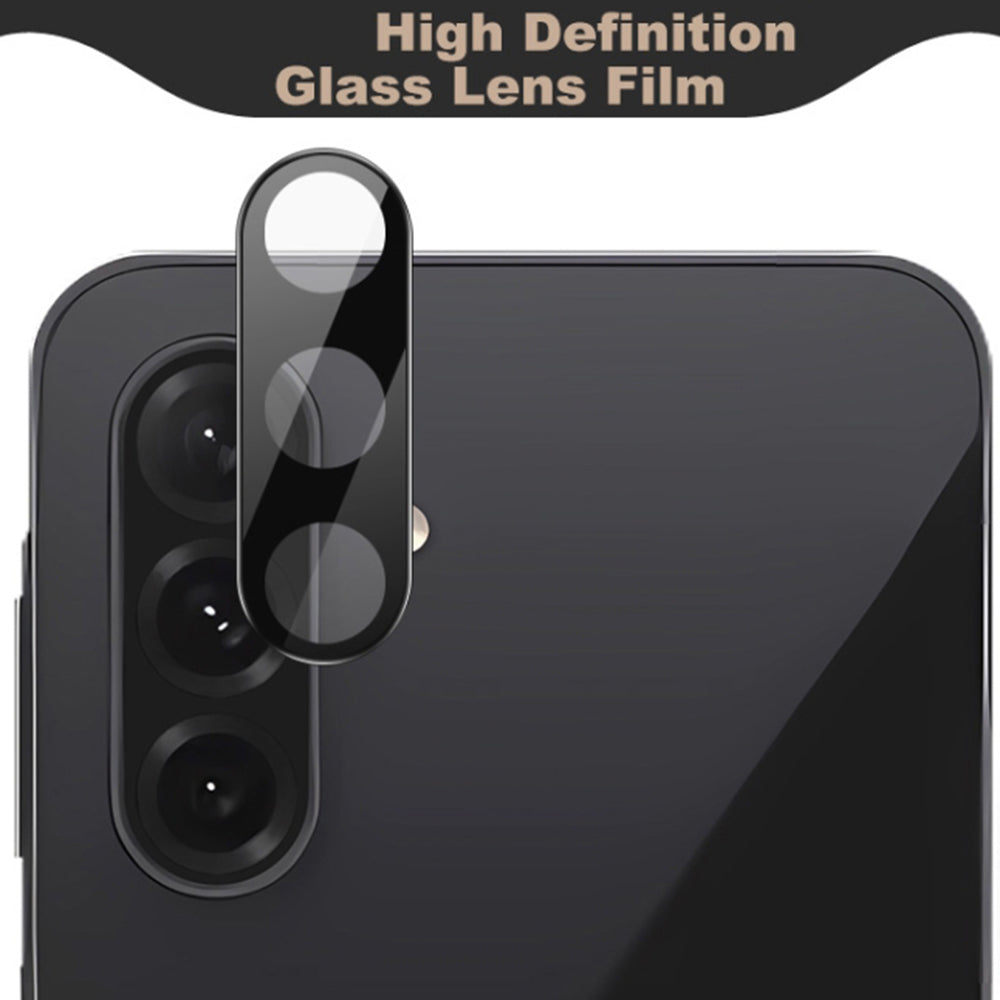 Schutzfolie Techsuit für die Rückkamera des Samsung Galaxy A37 5G, gehärtetes Glas, Schwarz