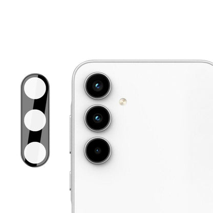 Film de protection pour caméra arrière Techsuit pour Samsung Galaxy A55 5G A556, Verre trempé, Noir