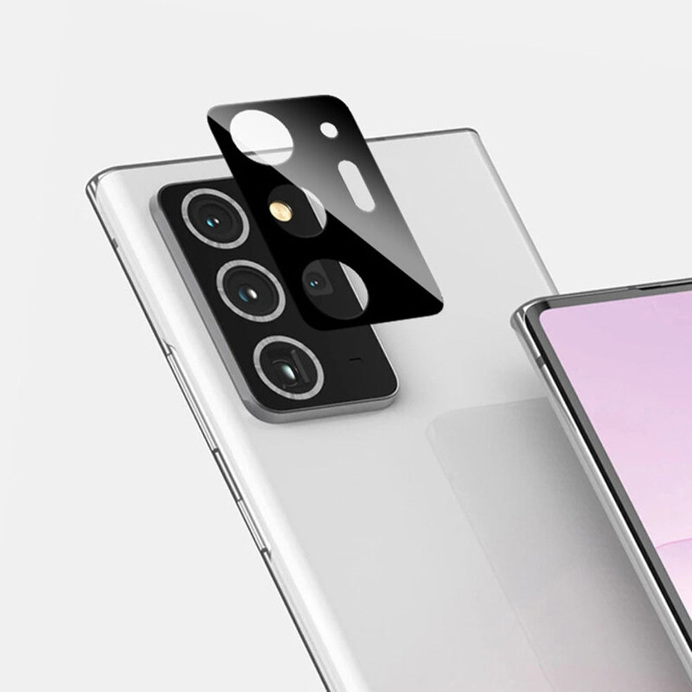 Techsuit Rückkamera-Schutzfolie für Samsung Galaxy Note 20 Ultra 5G N986 / Note 20 Ultra N985, gehärtetes Glas, schwarz