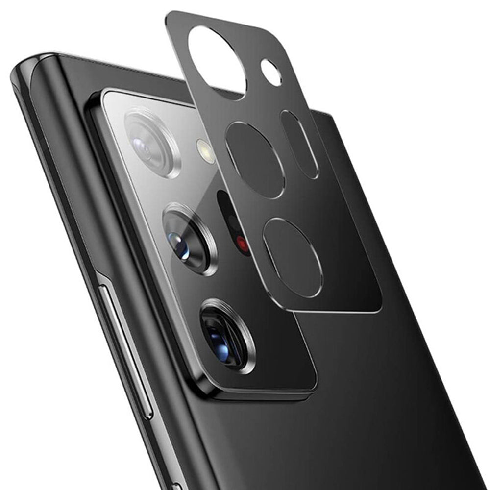 Techsuit Rückkamera-Schutzfolie für Samsung Galaxy Note 20 Ultra 5G N986 / Note 20 Ultra N985, gehärtetes Glas, schwarz