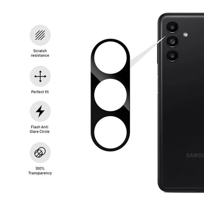 Techsuit Rear Camera Protective Film for Samsung Galaxy S24+ S926, Tempered Glass, Black
