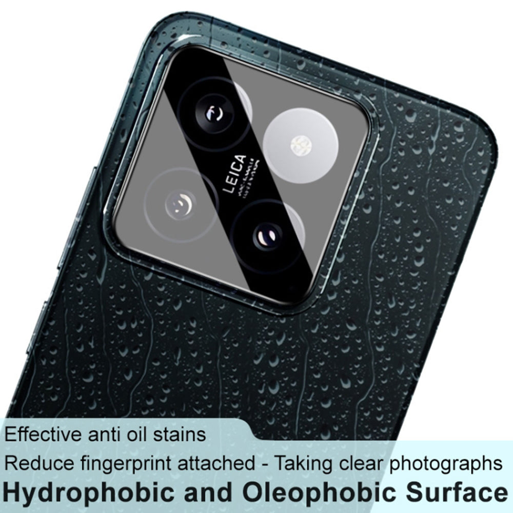Techsuit Rear Camera Protective Film for Xiaomi 14, Tempered Glass, Black
