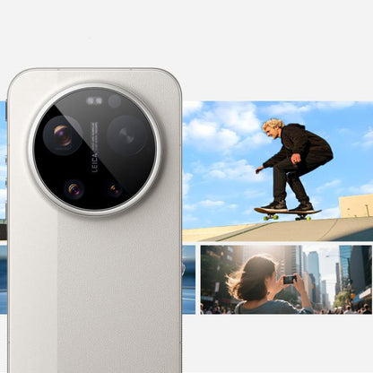 Film de protection pour caméra arrière Techsuit pour Xiaomi 17 Ultra, Verre Trempé, Noir