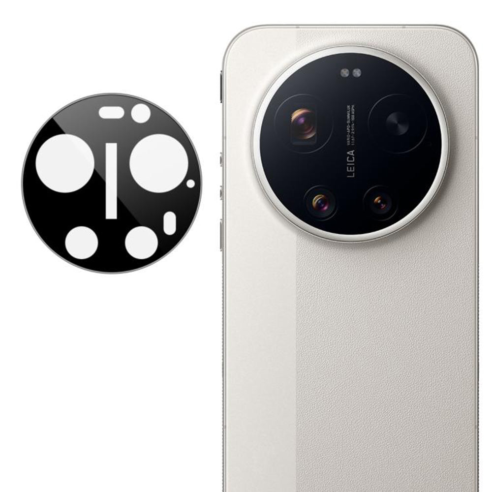 Film de protection pour caméra arrière Techsuit pour Xiaomi 17 Ultra, Verre Trempé, Noir