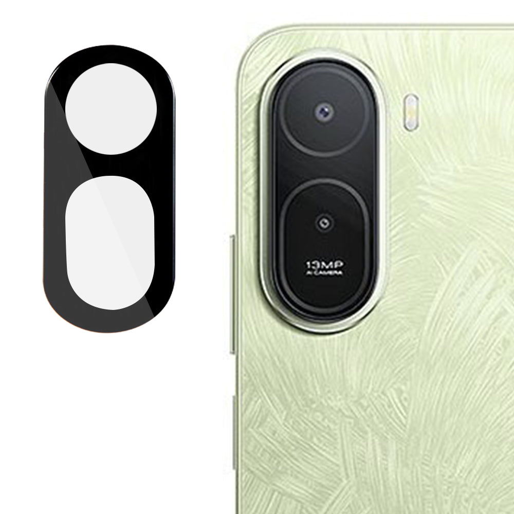 Techsuit Rückkamera-Schutzfolie für Xiaomi Redmi A7 Pro 4G, gehärtetes Glas, schwarz