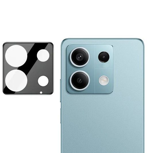 Film de protection pour caméra arrière Techsuit pour Xiaomi Redmi Note 13 5G, Verre trempé, Noir