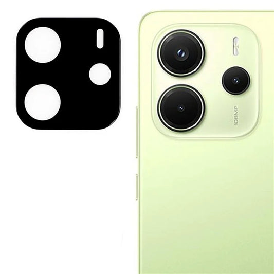 Film de protection pour caméra arrière Techsuit pour Xiaomi Redmi Note 14 4G (Régional), Verre trempé, Noir