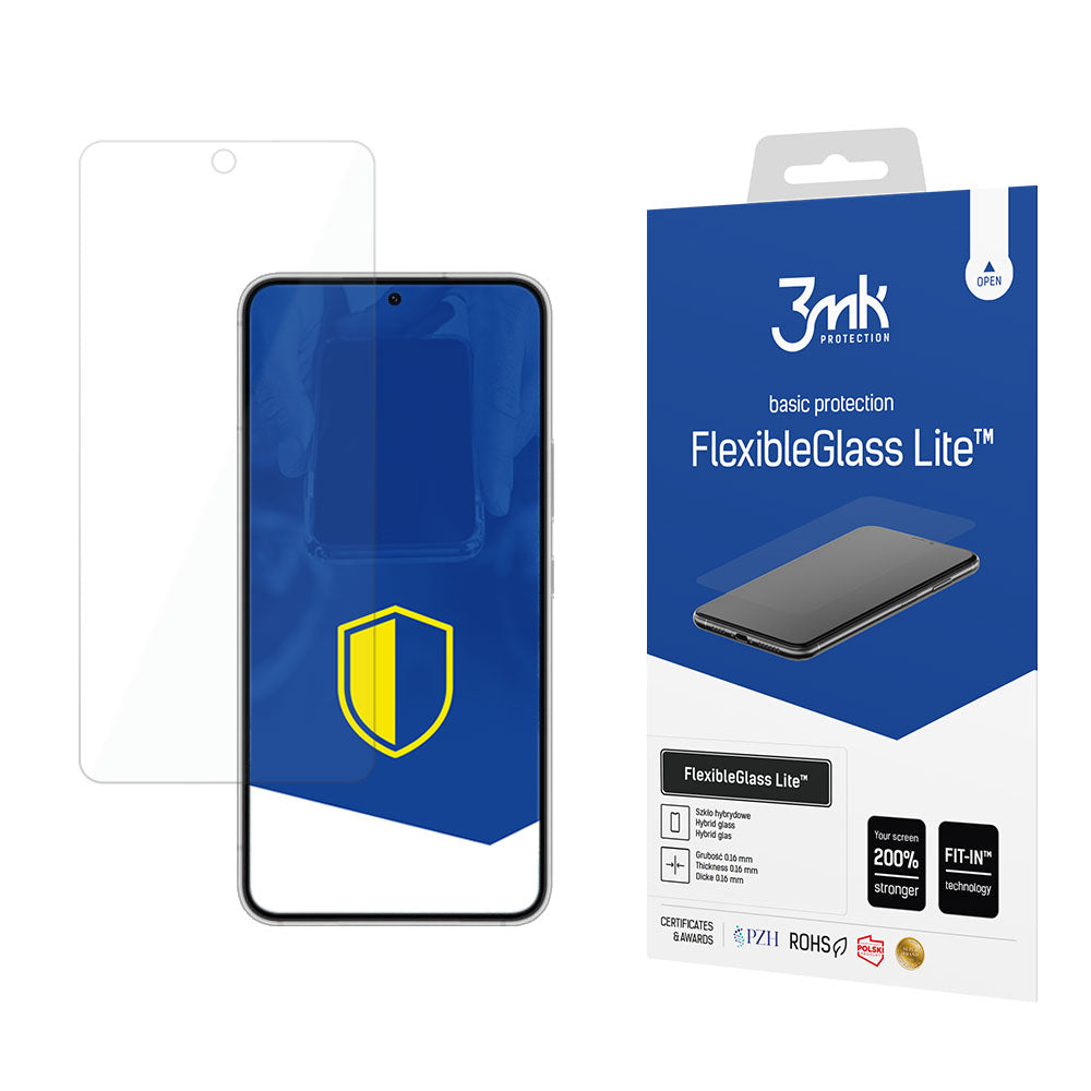 3MK FlexibleGlass Lite Schutzfolie für Samsung Galaxy S22 5G S901 | Hybrid | 6H
