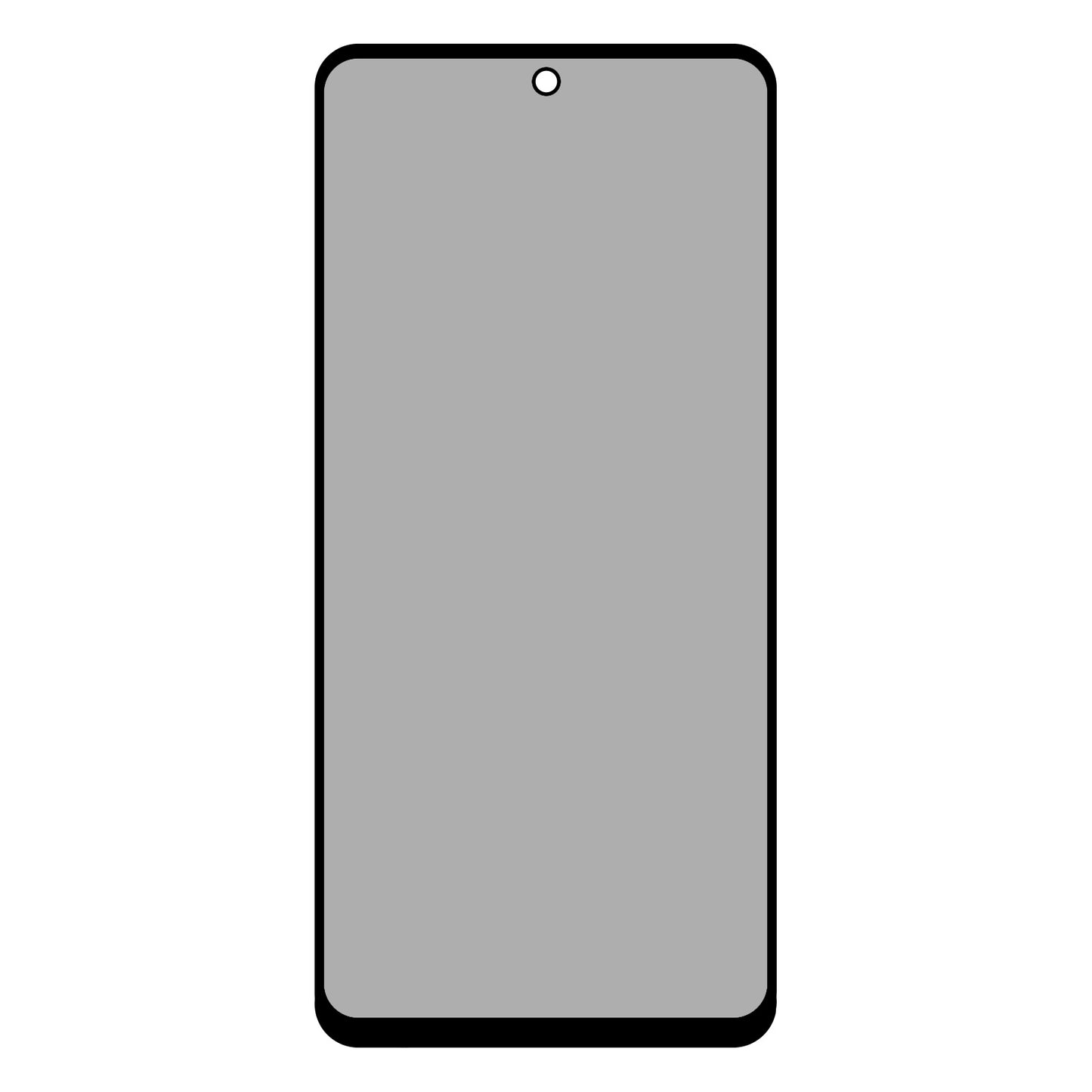 Privacy OG Premium Displayschutzfolie für Samsung Galaxy S23 FE S711 / A54 A546, gehärtetes Glas, Full Glue