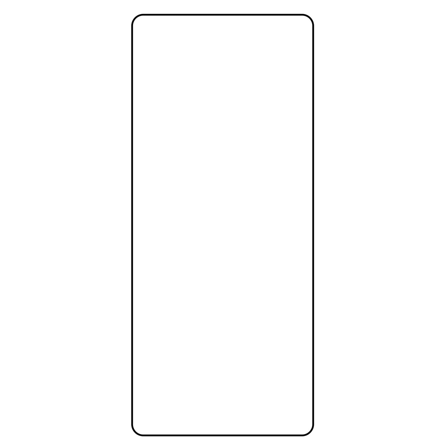 OEM Displayschutzfolie für Samsung Galaxy S25 Ultra S938, gehärtetes Glas, Full Glue, 5D, Schwarz