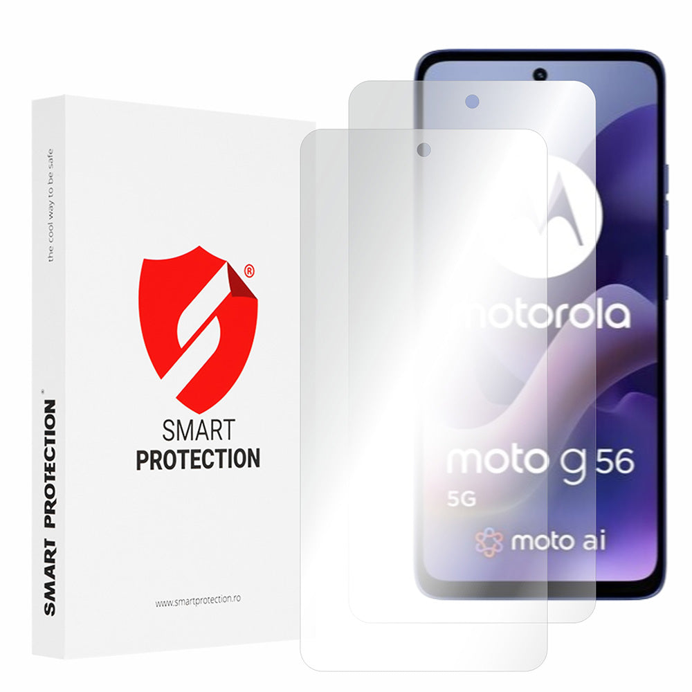 Film de protection d'écran Smart Protection Premium Classic pour Motorola Moto G56, plastique, lot de 2 pièces